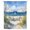 blue, variant on Coastal Nautical Wave Sheer Curtains 72 Inches Long, Ocean Oil Painting Beach Plant Light Filering Curtains, Breathable Simi Curtain Privacy Drapes for Living Room Bedroom Window Treatment