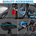 thumbnail image 2 of Gocio Foldable Electric Bikes Adult 20"x4" Fat Tire Electric Bike, 48V 10.4Ah, 500W Electric Mountain Bike Full Suspension, LCD, Shimano 7 Speed Electric Cruiser Bicycle UL2849 Certified, 2 of 10