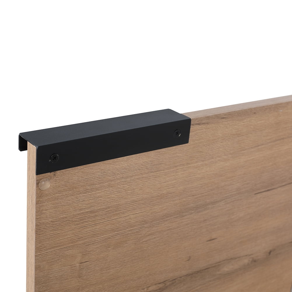 Kepooman 59" Bathroom Vanity, Modern Floating Bathroom Cabinet with Doors and Drawer, Imitative Oak Kepooman 59" Bathroom Vanity, Modern Floating Bathroom Cabinet with Doors and Drawer, Imitative Oak