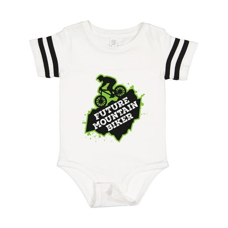 

Inktastic Mountain Biking Future Mountain Biker Gift Baby Boy or Baby Girl Bodysuit