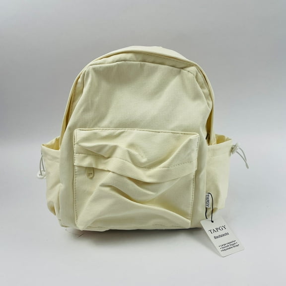 TAPGY Lightweight Mini Backpacks for Women and Men, Beige