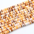 thumbnail image 3 of 350 piezas/lote de cuentas de arcilla polimérica redondas planas de 4/6 mm, hechas a mano, espaciadoras sueltas de disco Heishi para hacer joyas, pulseras y collares, 3 of 5