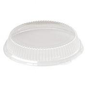 Genpak 94010-V R3JC 10 in. Plastic Vented Dome Lid for Container, Clear - Case of 200