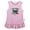 Pink Sleeveless Dresses, variant on Little Camper Funny Dresses For Baby, Newborn Babies Skirts, Infant Princess Dress, 0-24M Kids Graphic Clothes (Black Raglan Dresses, 0-6 Months)