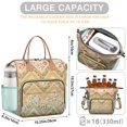 thumbnail image 5 of Pioneer Flower Floral Print Pattern Womens Lunch Box for Work,Insulated Large Lunch Bag for Tween and Teen,Loncheras Para Mujer,Leakproof Adult Lunch Bag for Work,Beach,Travel,Picnic,Camping, 5 of 7