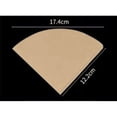 thumbnail image 5 of 40 Counts Coffee Filters #2 Disposable Coffee Paper Filters U-Shaped Cone Paper Filters Unbleached Natural Brown Compatible Coffee Maker Coffee Filters, 5 of 5