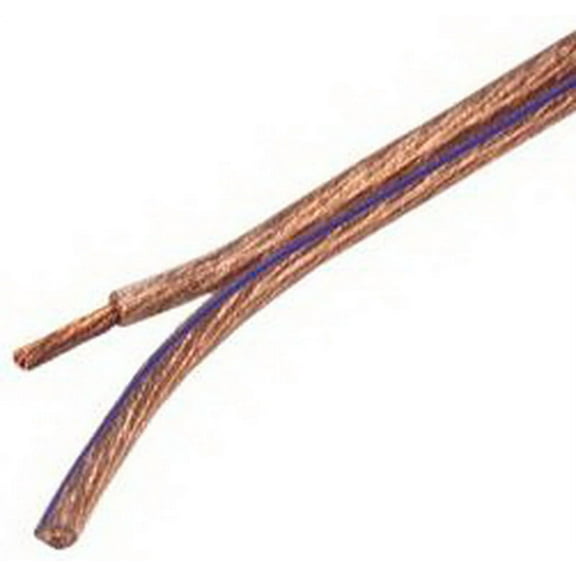 IEC CAB002-10SPKR 10 Gauge 2 Conductor Clear Speaker Wire Priced by the Foot