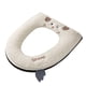 thumbnail image 2 of Funda suave para asiento de inodoro para baño doméstico | Asiento de inodoro con bordado | Funda acolchada y cómoda para tapa de inodoro con asa para una fácil instalación, 2 of 6