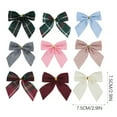 thumbnail image 2 of 10PCS Christmas Fabric Bows Easy to Maintain Shape for Tree Decoration and Gift, 2 of 8