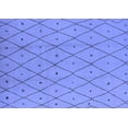 thumbnail image 1 of Ahgly Company Indoor Rectangle Solid Blue Modern Area Rugs, 2' x 5', 1 of 4