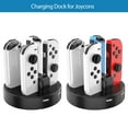 thumbnail image 6 of Mooroer Switch OLED Accessories Bundle 27 in 1 for Nintendo Switch OLED Model 2021, Gift Kit for OLED Carrying Storage Case, Dockable Protective Case Covers, Screen Protector, Joycon Grip & More, 6 of 9
