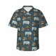 thumbnail image 1 of Fotbe Miniature Ship In Bottle Camisa Hawaiana para Hombre Unisex – Camisa Casual de Verano con Botones de Manga Corta de Algodón y Lino,Medium, 1 of 7