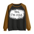 thumbnail image 5 of 2023 Chandail en Molleton Mode pour Femmes 50 % de Réduction Liquidation T-shirt Imprimé Manches Longues Blouse Col Rond Hauts Décontractés Chandail en Molleton, 5 of 5