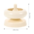 thumbnail image 2 of OUNONA Bead Stringing Bowl Manual Bead Spinner Plastic Beige 1Pack for Jewelry Tools, 2 of 6
