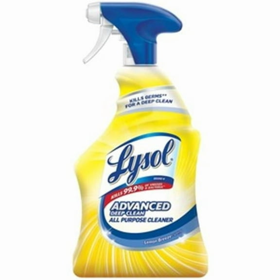 32 oz Advanced Disinfecting Deep Cleaner Spray - Lemon Breeze Scent, Clear