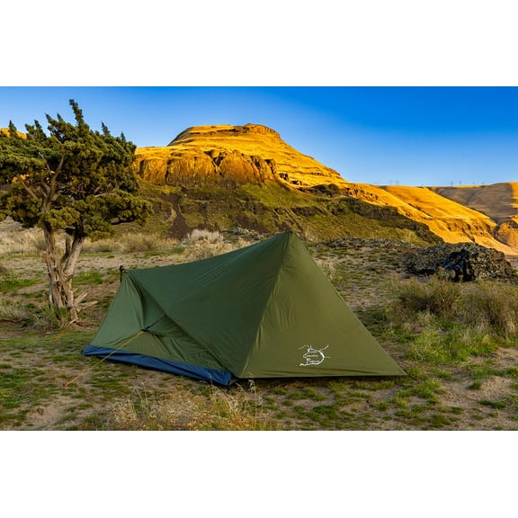 Trekker Tent 2V, Two Layer, 2-Person Trekking Pole Ultralight Backpacking Hiking Tent