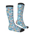 thumbnail image 3 of Picia Women Crew Soft Moisture-wicking Socks Cute Dog Pattern Design Cotton Socks, One Size fit All, 3 of 9