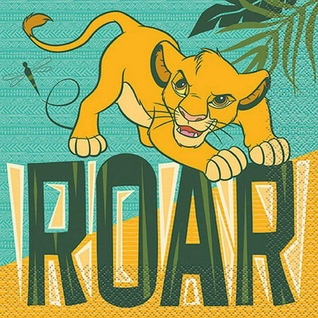 Lion King Party Supplies Lunch Napkins for 48