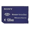Sony - Flash memory card - 128 MB - MS DUO - for Cyber-shot DSC-T7/B, T7/S; Handycam DCR-HC1000, HC40, HC65, HC85, IP1, PC55; VAIO VGN-A140