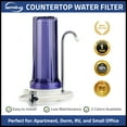 thumbnail image 6 of iSpring CKC1C Countertop Drinking Water Filtration System with Carbon Filter, 2.5" x 10", Clear, 6 of 7