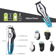KEMEI Mens 6 in 1 Hair Trimmer KIT Electric Haircut Machine, Cordless KM-5031