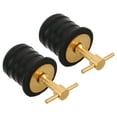 thumbnail image 4 of LOLIPPYY 2-Pack Expansion Drain Plug for Boats - Leak- T Handle Marine Scupper Stopper - Kayak Outlet Compression Bung Fitting, 4 of 7