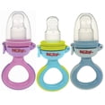 thumbnail image 2 of Nuby Twist N' Feed Infant First Foods Feeder with Hygienic Cover: 10M+, Colors May Vary, Multi, 2 of 6