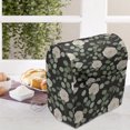 thumbnail image 4 of Eucalyptus Lounger Chair Bag, Top View Composition of Roses and Leaf Motifs Floral Ornaments, High Capacity Storage with Handle Container, Lounger Size, Dark Grey Green Champagne, by Ambesonne, 4 of 5