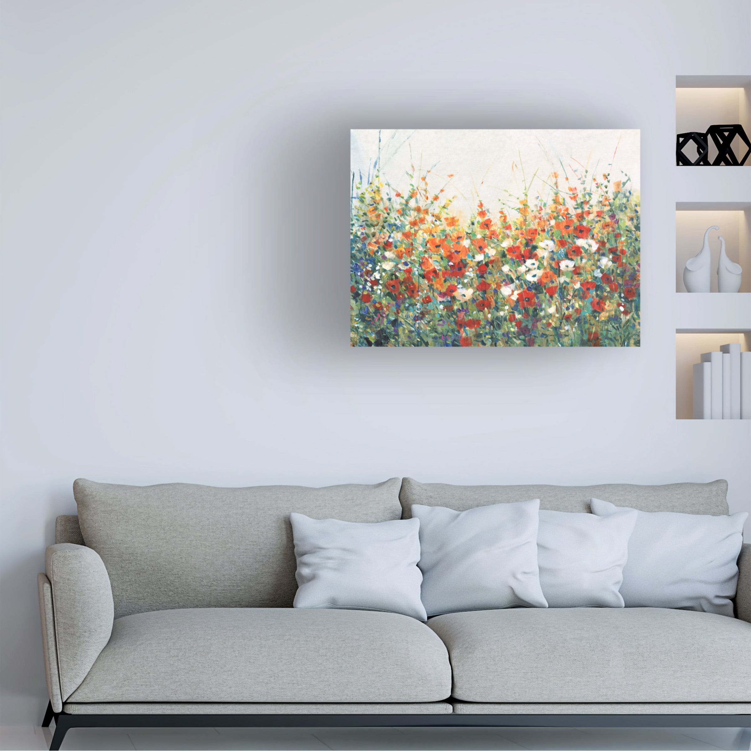 Tim OToole 'Garden in Bloom I' Canvas Art