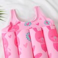 thumbnail image 6 of JUMEYU Toddler Swimsuit with Floatation Toddler Floatation Swimsuit Swim Vest for Baby Boy Girls Float Suit with Buoyancy Floating Swimwear Bathing Suit 2T 3T (Hot Pink,2-3 Years), 6 of 7