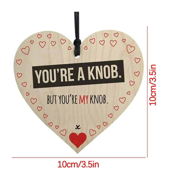 SLYNSHome Wooden Commemorative Wooden Sign Pendant