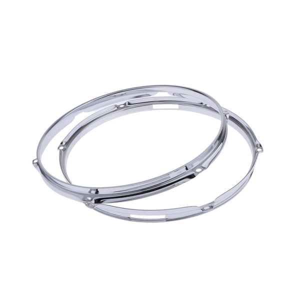 Greeniant Los aros del tambor de la trampa del molde de la aleación del cinc parten los accesorios 1.5m m 13inch 6 agujeros Accesorios para instrumentos musicales