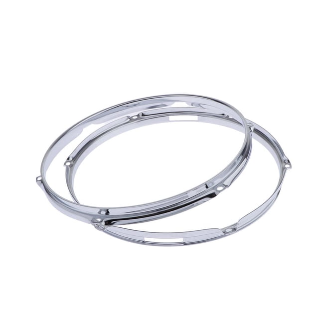Greeniant Los aros del tambor de la trampa del molde de la aleación del cinc parten los accesorios 1.5m m 13inch 6 agujeros Accesorios para instrumentos musicales