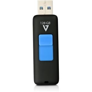 - 128GB FLASH DRIVE USB 3.0 BLACK RETRACTABLE CONNECTOR RTL