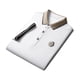 thumbnail image 1 of Camisa de manga corta para hombre, camisas de moda informales con solapa que absorben el sudor, camiseta para hombre M blanco, 1 of 9