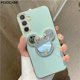 thumbnail image 1 of Funda de teléfono con soporte de espejo brillante para Samsung Galaxy A34, 24, 54, 14, A04, A13, A32, A73, A33, A53, A23, A52, A72 Fivean unisex, 1 of 2
