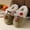 Green, variant on Women Fuzzy Mule Slippers Closed Toe Soft Plush Non Slip Warm Indoor Bedroom House Slippers Cute Cartoon Bear Decor Novelty Slip On Loungewear Slippers for Teen Girls Ladies Brown 36