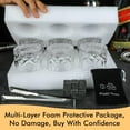 thumbnail image 6 of YooYuuk 10 oz Old Fashioned Lowball Whiskey Glasses, 6 of 6