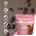 thumbnail image 5 of FLAT TUMMY Shakes Chocolate (20 Servings) - Post GLP-1 Protein Supplement, Zero Sugar, 5 of 8