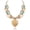 NK_10811_Turquoise, variant on Bocar Heart Pendant Necklace for Women Trendy Retro Layered Statement Necklace Unique Jewelry Gift (NK-10811)