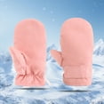 thumbnail image 2 of Karoyedx Kids Winter Gloves Boys Toddler Mittens Waterproof Toddler Gloves Baby Winter Mittens Toddler Snow Gloves for Kids Boys Girls Red Size,1-2 Years, 2 of 7