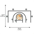 thumbnail image 3 of Basketball Court XL Giant Peel & Stick Wall Decals With Glow Orange, 3 of 6