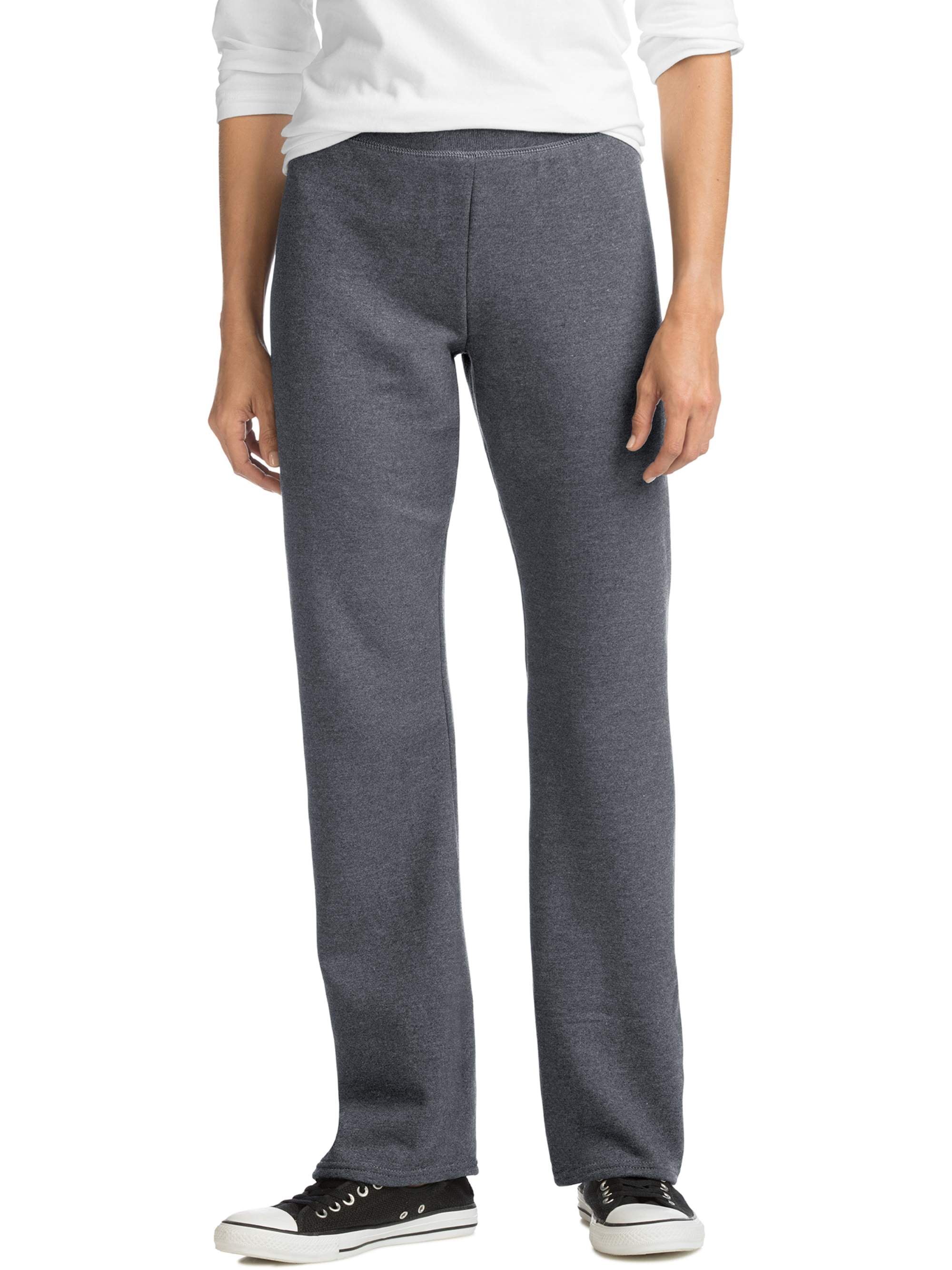 reebok women's polar fleece striped jogger pants
