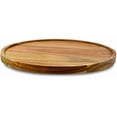 thumbnail image 1 of 10" Acacia Wood Lazy Susan Organizer Kitchen Turntable for Cabinet Pantry Table Organization, 1 of 10