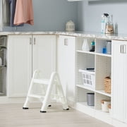 Rubbermaid EZ Step Folding 2-Step Stool, White