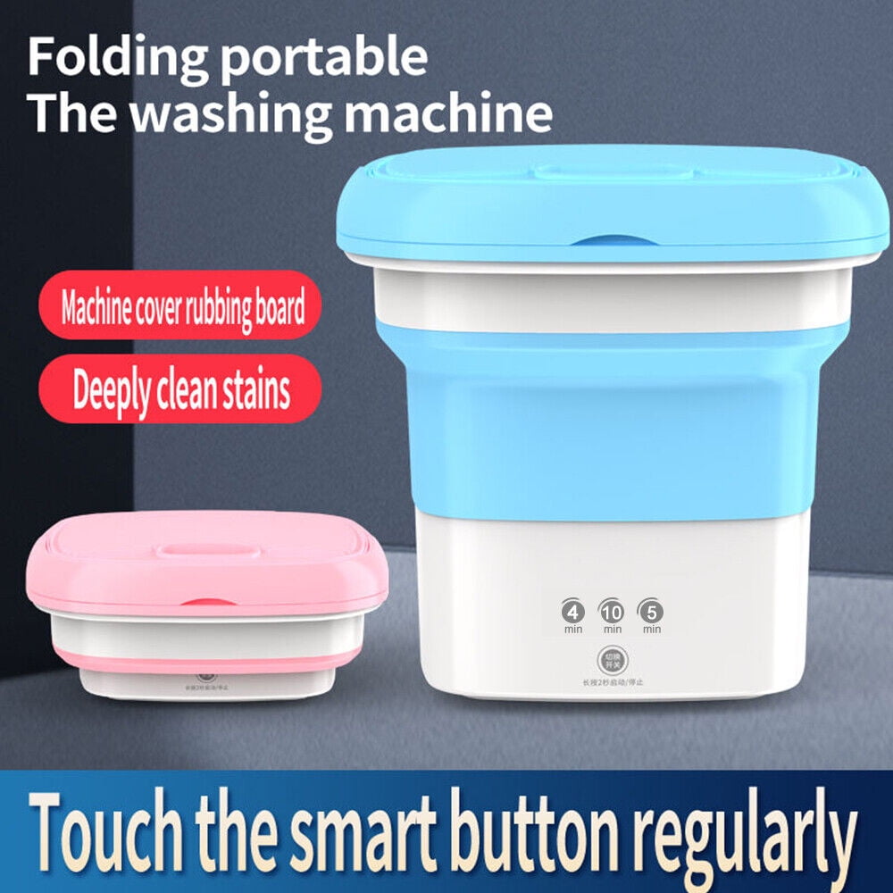 Joiena Portable Washing Machine Compact Foldable Mini Washer with Spin  Basket, LED Display-Small Washer for Baby Clothes, Underwear, Socks and  Small