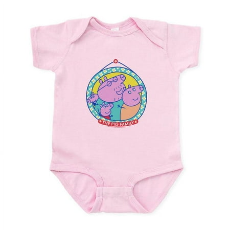 

CafePress - Peppa Pig Framed Portrait Body Suit - Baby Light Bodysuit Size Newborn - 24 Months