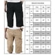 thumbnail image 4 of Pantalones cortos elásticos de 3/4 de longitud larga para hombre, pantalones de tres cuartos de combate tipo cargo con cintura, 4 of 4