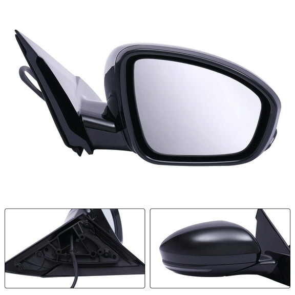 Black New Mirrors Driver Right Side Hand For 2019-2021 Nissan Altima Right Passenger Side Rearview Mirror Assembly