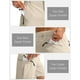 thumbnail image 4 of Pantalones cortos cargo de senderismo Pudolla para hombre, ligeros, caqui, XL, 4 of 7